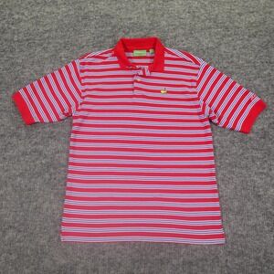 Masters‎ Collection Golf Polo Shirt XL Youth Red Striped Augusta National Kids